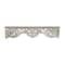 White Wood Farmhouse Wall Shelf, 10" x 48" x 8"